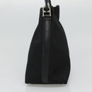 Salvatore Ferragamo Hand Bag Canvas Black Auth KD096-4