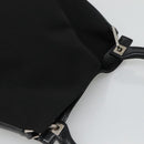 Salvatore Ferragamo Hand Bag Canvas Black Auth KD096-6