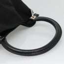 Salvatore Ferragamo Hand Bag Canvas Black Auth KD096-7