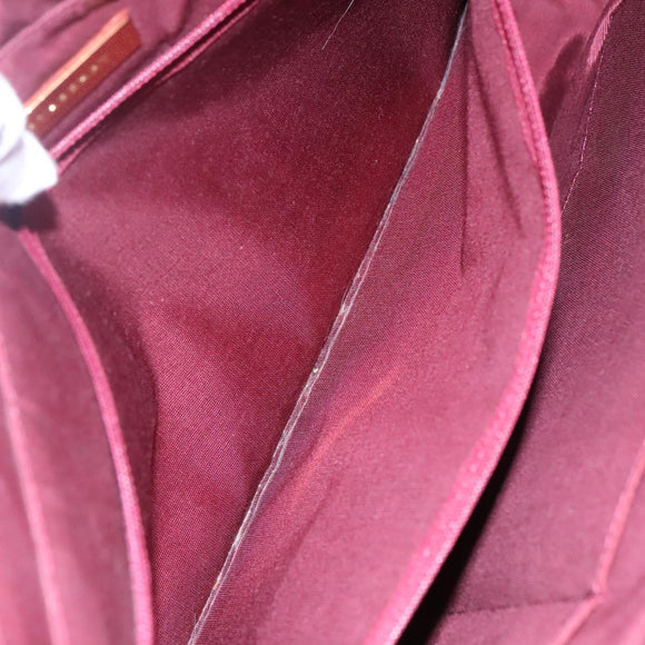 BURBERRY Nova Check Tote Bag Canvas Beige Gold Auth KD099