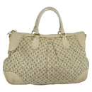 LOUIS VUITTON Monogram Mini Lin Croisette Marina GM Bag 2way M95492 Auth KD103-1