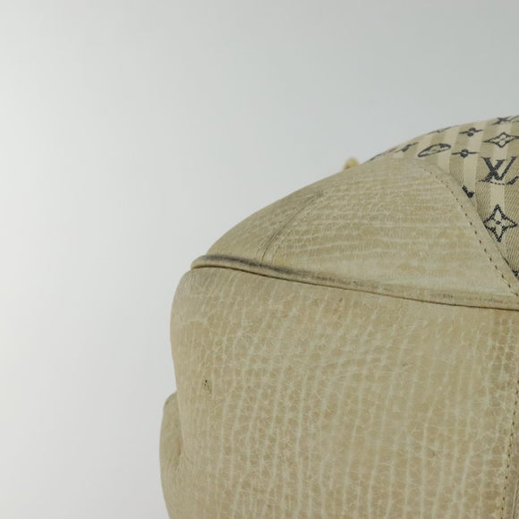 LOUIS VUITTON Monogram Mini Lin Croisette Marina GM Bag 2way M95492 Auth KD103