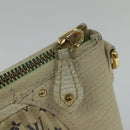 LOUIS VUITTON Monogram Mini Lin Croisette Marina GM Bag 2way M95492 Auth KD103-10