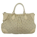 LOUIS VUITTON Monogram Mini Lin Croisette Marina GM Bag 2way M95492 Auth KD103-13