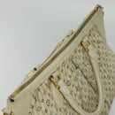 LOUIS VUITTON Monogram Mini Lin Croisette Marina GM Bag 2way M95492 Auth KD103-6