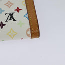 LOUIS VUITTON Monogram Multicolor Porte Monnaie Plat White M92657 Auth KD109-16