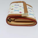 LOUIS VUITTON Monogram Multicolor Porte Monnaie Plat White M92657 Auth KD109-3
