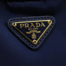 PRADA Shoulder Bag Nylon Blue Gold Auth KD114V-17