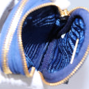 PRADA Shoulder Bag Nylon Blue Gold Auth KD114V-22
