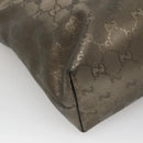 GUCCI GG implementation Tote Bag Khaki 211138 Auth KD120-13