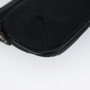 GUCCI GG Canvas Sherry Line Accessory Pouch Black Khaki 145970 Auth KD125V-16