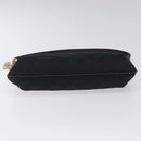 GUCCI GG Canvas Sherry Line Accessory Pouch Black Khaki 145970 Auth KD125V-5
