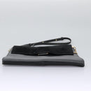 Chloe Fay Shoulder Bag Suede Leather Black Auth KD130-5