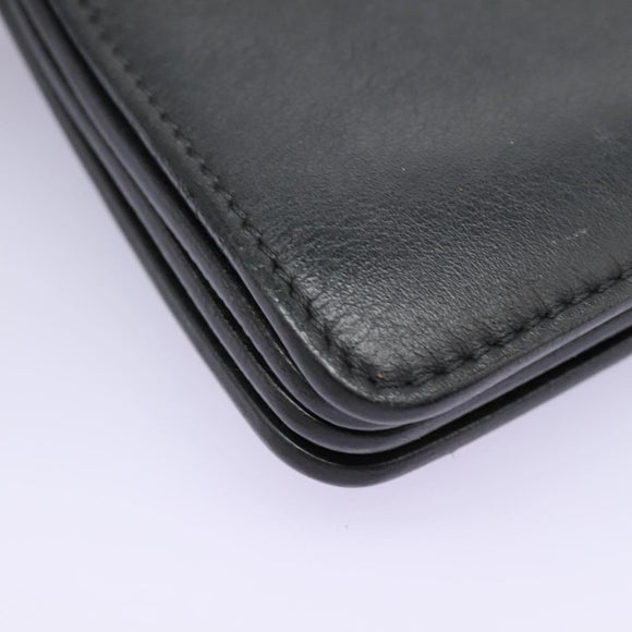 Chloe Fay Shoulder Bag Suede Leather Black Auth KD130