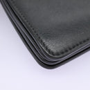 Chloe Fay Shoulder Bag Suede Leather Black Auth KD130-15