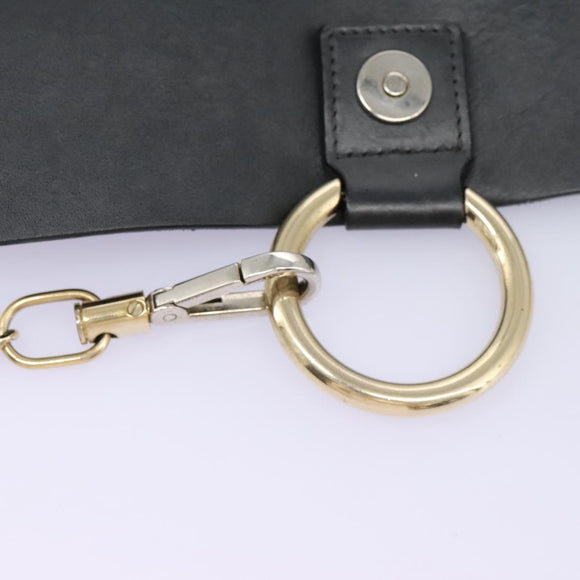 Chloe Fay Shoulder Bag Suede Leather Black Auth KD130