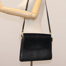Chloe Fay Shoulder Bag Suede Leather Black Auth KD130-27