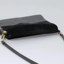 Chloe Fay Shoulder Bag Suede Leather Black Auth KD130-6