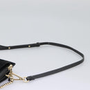 Chloe Fay Shoulder Bag Suede Leather Black Auth KD130-9