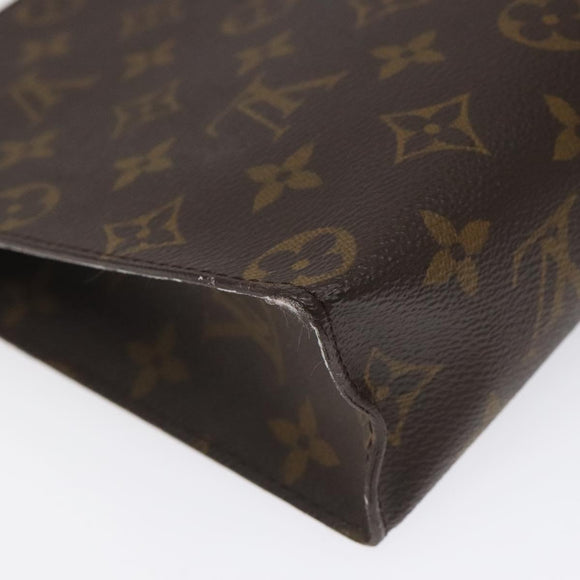 LOUIS VUITTON Monogram Poche Toilette 26 Pouch M47542 LV Auth KD133