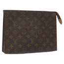 LOUIS VUITTON Monogram Poche Toilette 26 Pouch M47542 LV Auth KD133-1