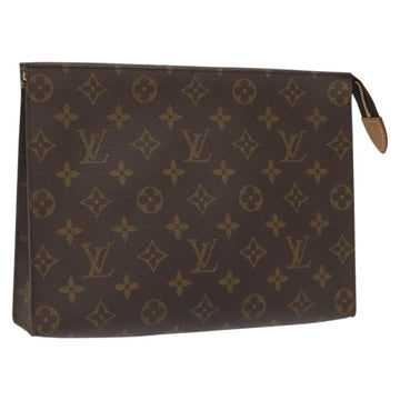 LOUIS VUITTON Monogram Poche Toilette 26 Pouch M47542 LV Auth KD133