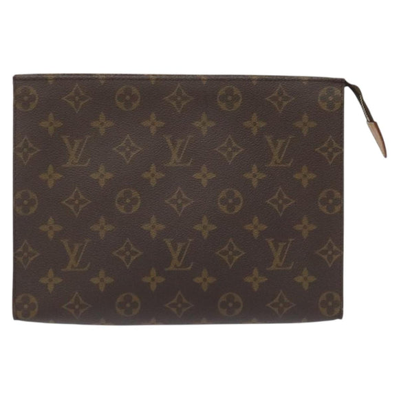 LOUIS VUITTON Monogram Poche Toilette 26 Pouch M47542 LV Auth KD133