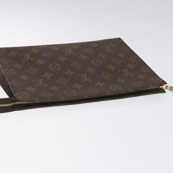 LOUIS VUITTON Monogram Poche Toilette 26 Pouch M47542 LV Auth KD133