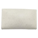 Christian Dior Honeycomb Canvas Chain Shoulder Bag PVC Leather White Auth KD140-3