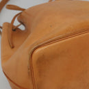LOUIS VUITTON Nomad leather Petit Noe Shoulder Bag Beige M85003 LV Auth KD147-15