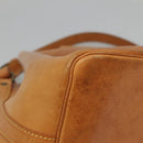 LOUIS VUITTON Nomad leather Petit Noe Shoulder Bag Beige M85003 LV Auth KD147-9