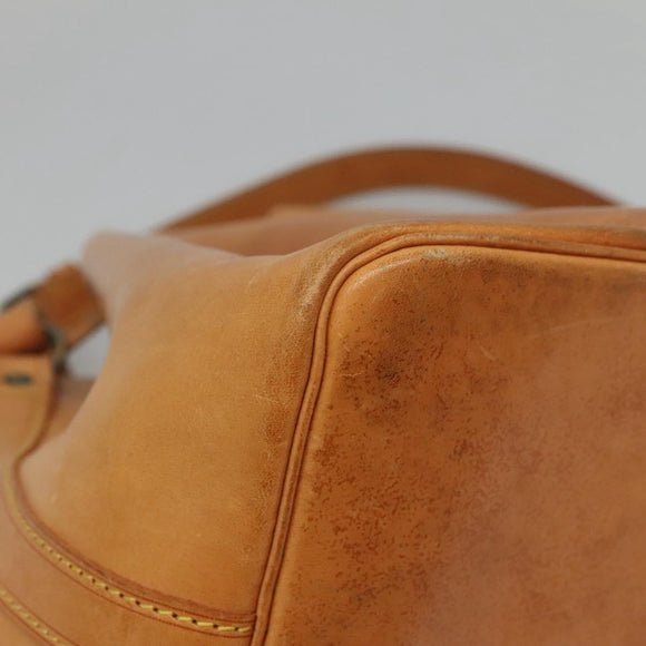 LOUIS VUITTON Nomad leather Petit Noe Shoulder Bag Beige M85003 LV Auth KD147