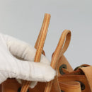 LOUIS VUITTON Nomad leather Petit Noe Shoulder Bag Beige M85003 LV Auth KD147-10