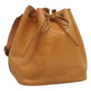LOUIS VUITTON Nomad leather Petit Noe Shoulder Bag Beige M85003 LV Auth KD147-1