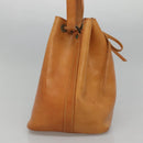LOUIS VUITTON Nomad leather Petit Noe Shoulder Bag Beige M85003 LV Auth KD147-3