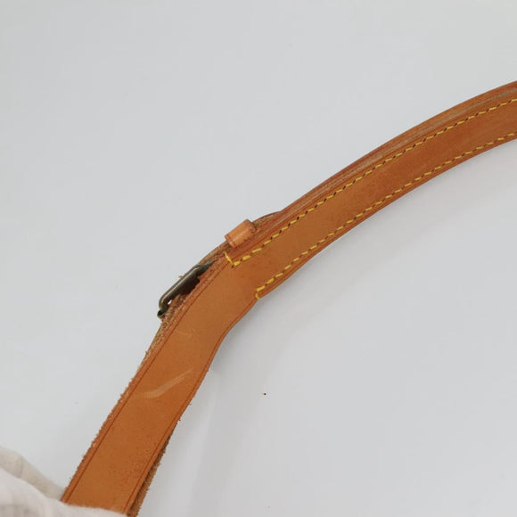LOUIS VUITTON Nomad leather Petit Noe Shoulder Bag Beige M85003 LV Auth KD147