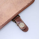 Burberrys Nova Check Shoulder Bag PVC Leather Beige Auth KD166-20