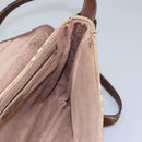 Burberrys Nova Check Shoulder Bag PVC Leather Beige Auth KD166-24