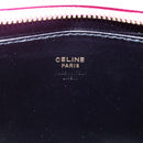 CELINE Hand Bag Leather 2way Gold Pink Auth KD168-12