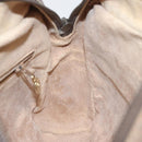 GUCCI GG Supreme Web Sherry Line Bag PVC Beige Gold 001 56 6472 4023 Auth KD170-20