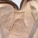 GUCCI GG Supreme Web Sherry Line Bag PVC Beige Gold 001 56 6472 4023 Auth KD170-21