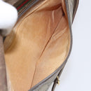 GUCCI GG Supreme Web Sherry Line Bag PVC Beige Gold 001 56 6472 4023 Auth KD170-23