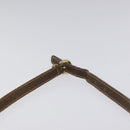 GUCCI GG Supreme Web Sherry Line Bag PVC Beige Gold 001 56 6472 4023 Auth KD170-8