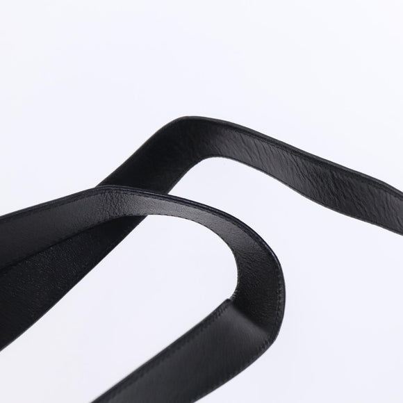 Salvatore Ferragamo Backpack Leather Black Gold Auth KD177