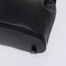 Salvatore Ferragamo Backpack Leather Black Gold Auth KD177-16