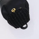 Salvatore Ferragamo Backpack Leather Black Gold Auth KD177-6