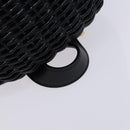 Salvatore Ferragamo Backpack Leather Black Gold Auth KD177-7