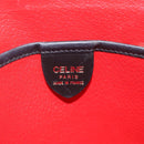 CELINE Shoulder Bag Leather Black Gold Auth KD180-16