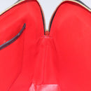 CELINE Shoulder Bag Leather Black Gold Auth KD180-18