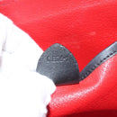 CELINE Shoulder Bag Leather Black Gold Auth KD180-21